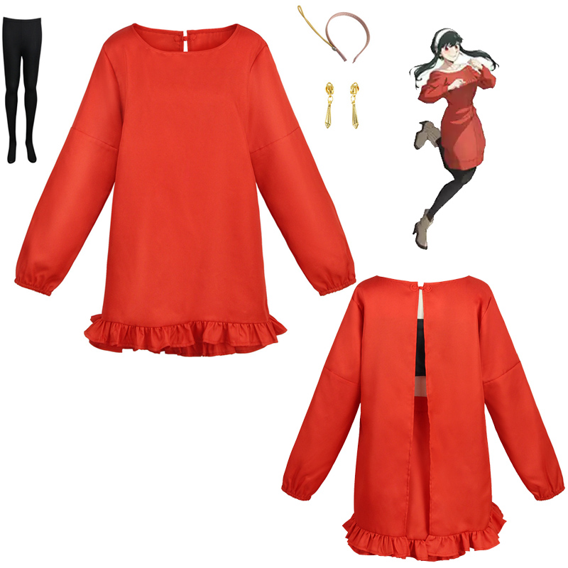 Spy Family Outfit - Kostium cosplay Yor Forger z anime