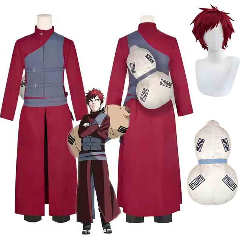 Anime Cosplay Ninja - Kostium do odgrywania ról Anime Gaara,