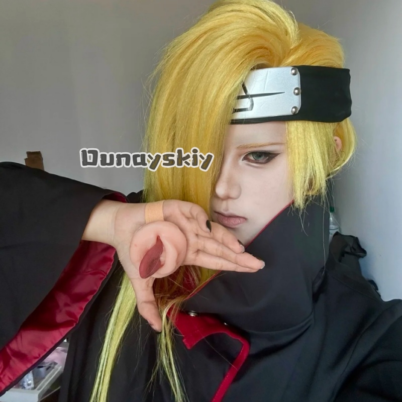 Anime Cosplay Ninja - LWW29*Deidara Cosplay Anime Kostium Płaszcz z