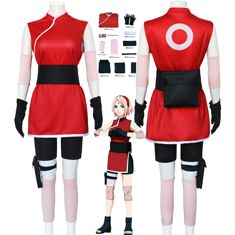 Anime Cosplay Ninja - Anime Chuno Sakura Sakura sukienka cosplayowa
