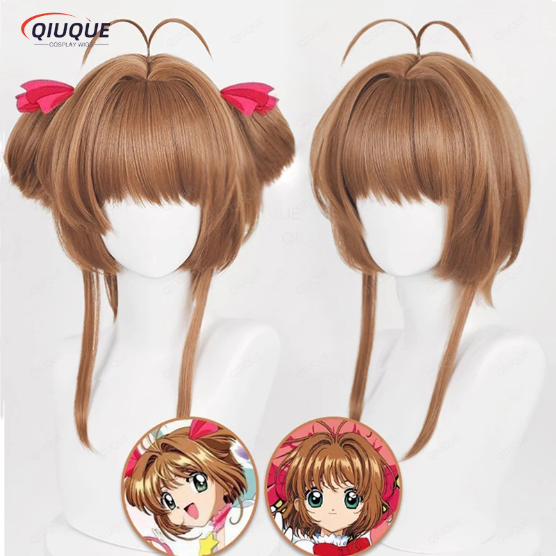 Anime Cosplay Easy - Sakura Kinomoto peruka do cosplay Anime
