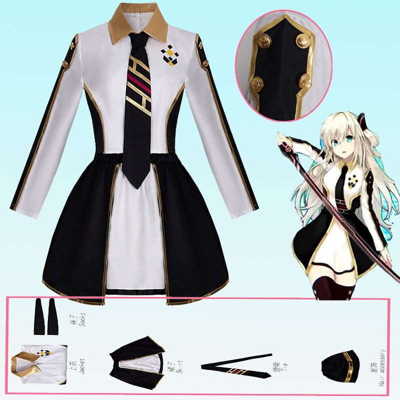 Anime Cosplay Maid - Anime Damski Kostium Cosplay Strój Sky