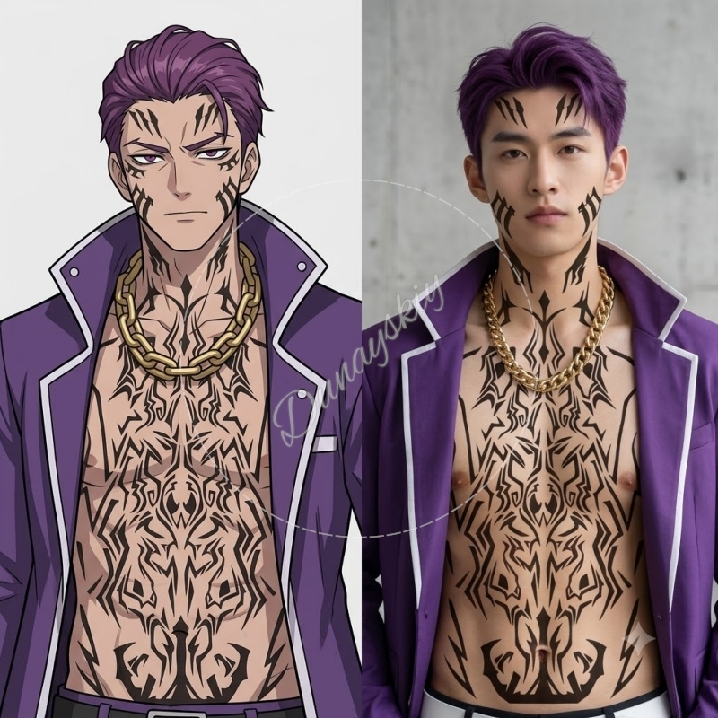 Matthias Ricardo Czarny wzór p – Anime Cosplay Face recenzja i cena