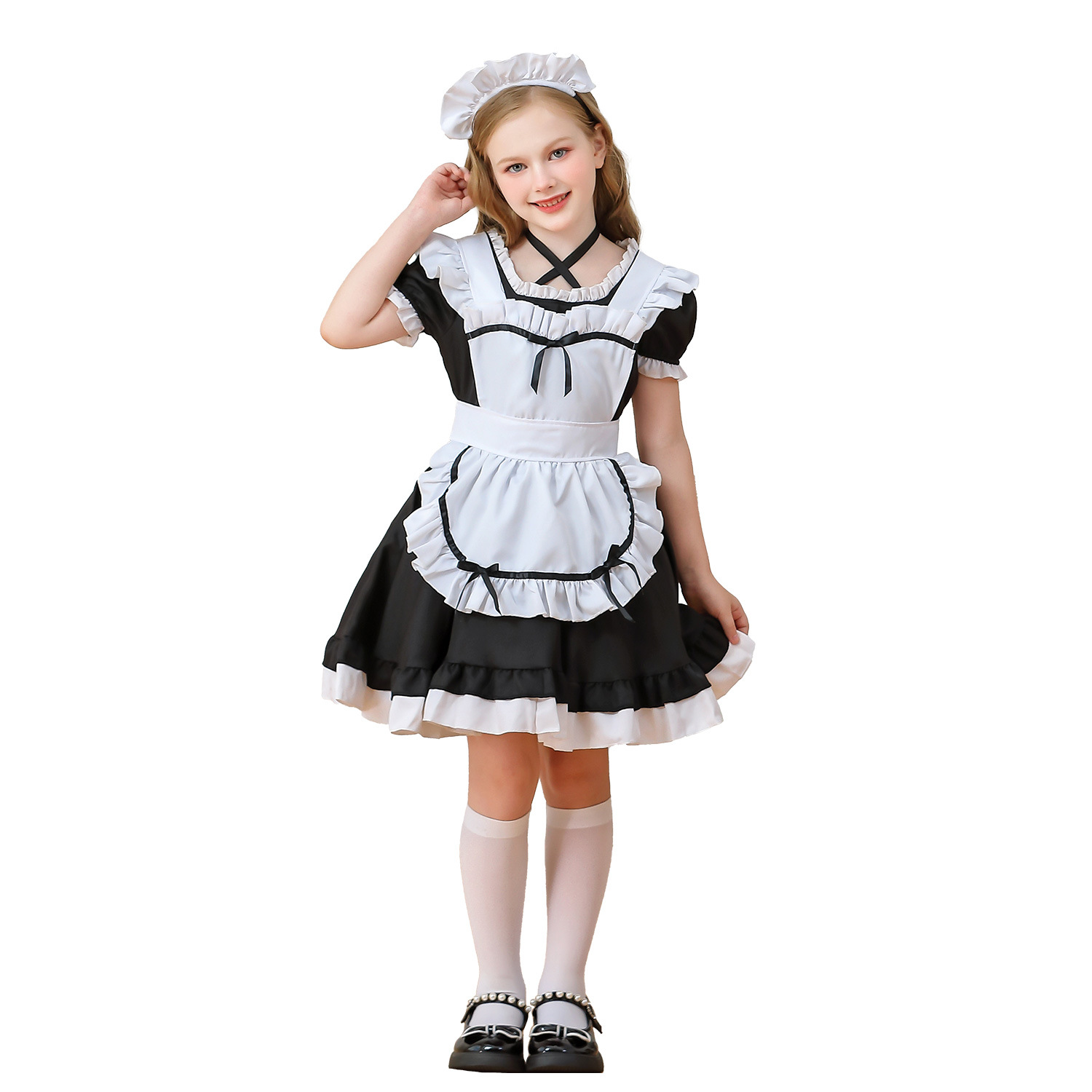 Strój pokojówki cosplay Lolita – Anime Cosplay Simple recenzja i cena