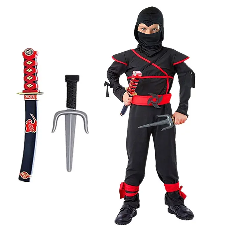 Czerwony Strój Ninja Samuraja  – Anime Cosplay Ninja recenzja i cena