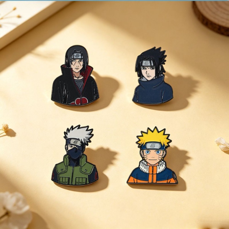 Nowa broszka NARUTO Uzumaki Na – Anime Cosplay Ninja recenzja i cena