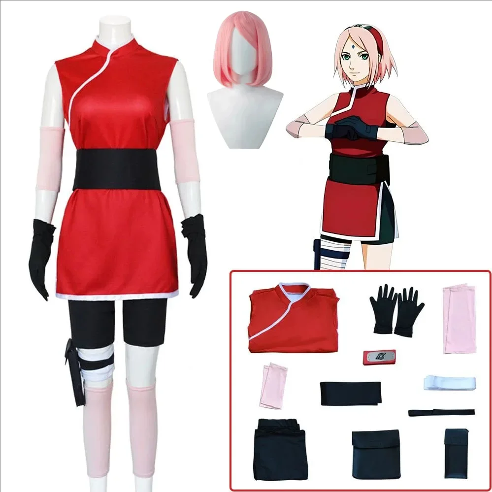 Kostium Anime Haruno Sakura Co – Anime Cosplay Ninja recenzja i cena