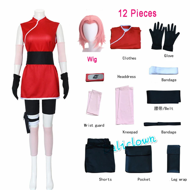 Haruno Sakura Cosplay Shippude – Anime Cosplay Ninja recenzja i cena