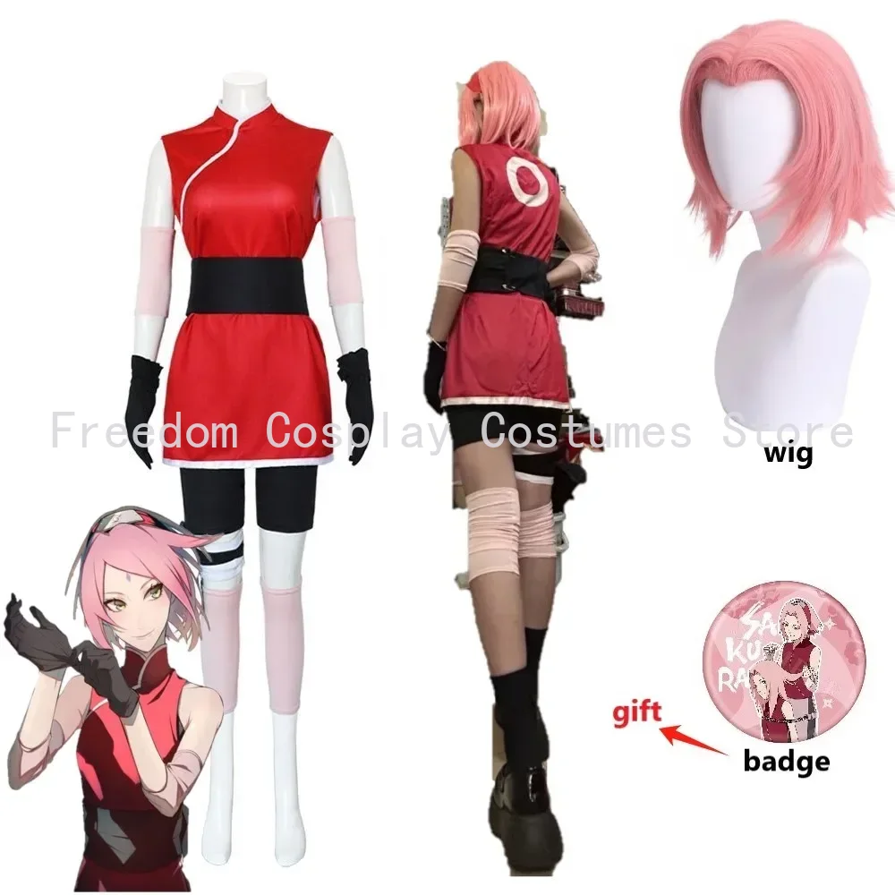 Anime Haruno Sakura Cosplay Sh – Anime Cosplay Ninja recenzja i cena