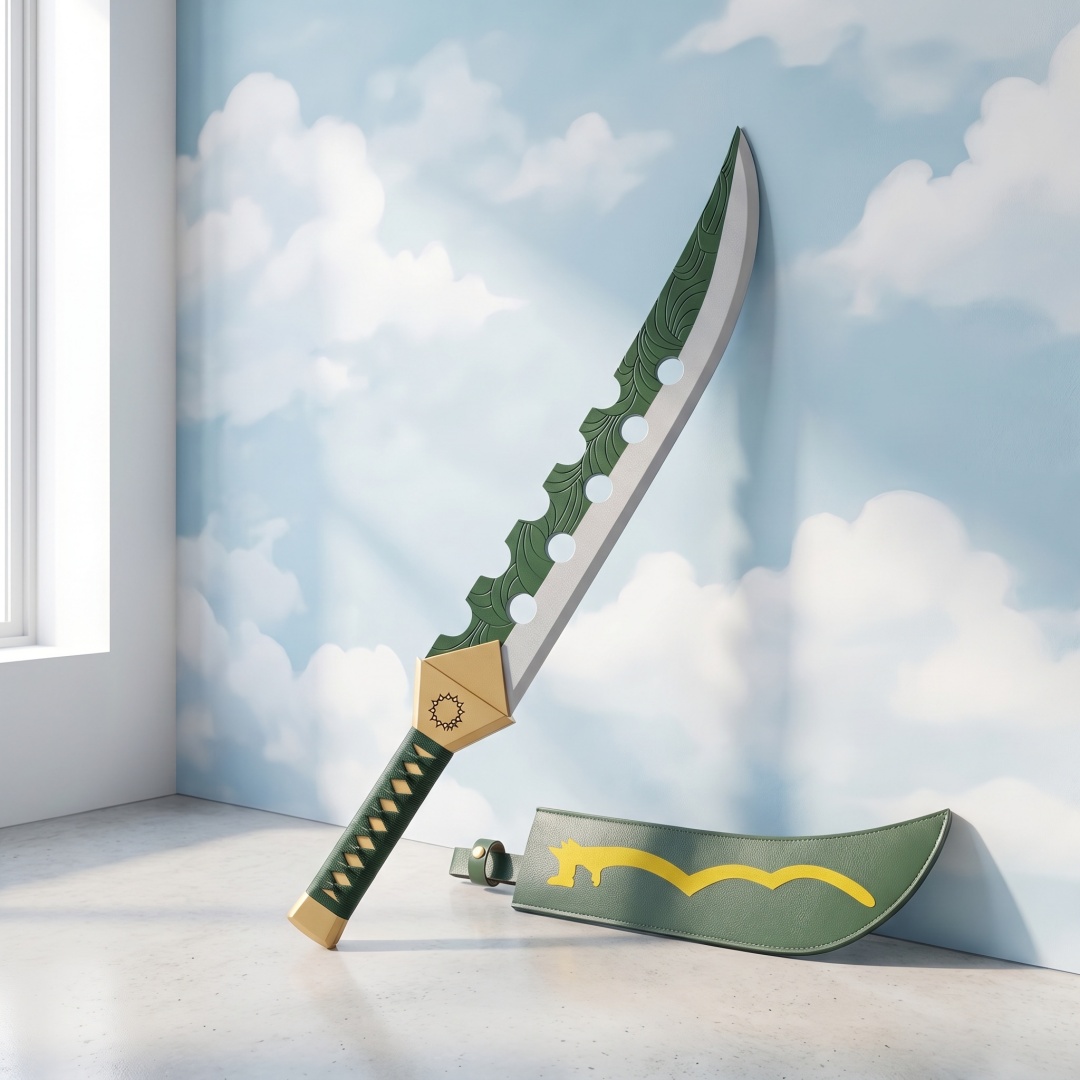 28-calowy miecz Meliodasa z Si – Anime Cosplay Sword recenzja i cena