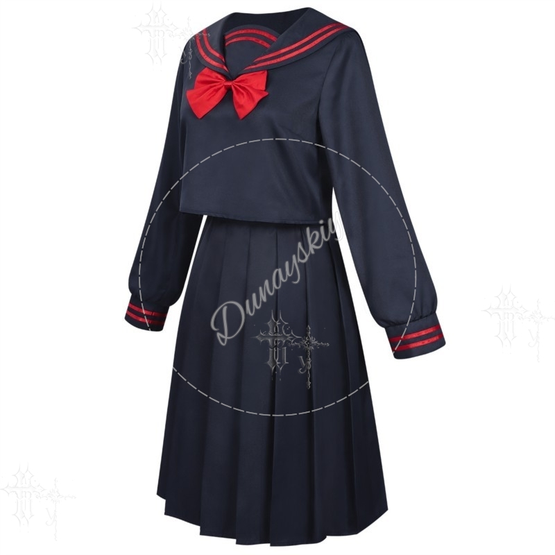 Kostium Cosplay Mio Hiura JK - – Cosplay Anime Basic recenzja i cena