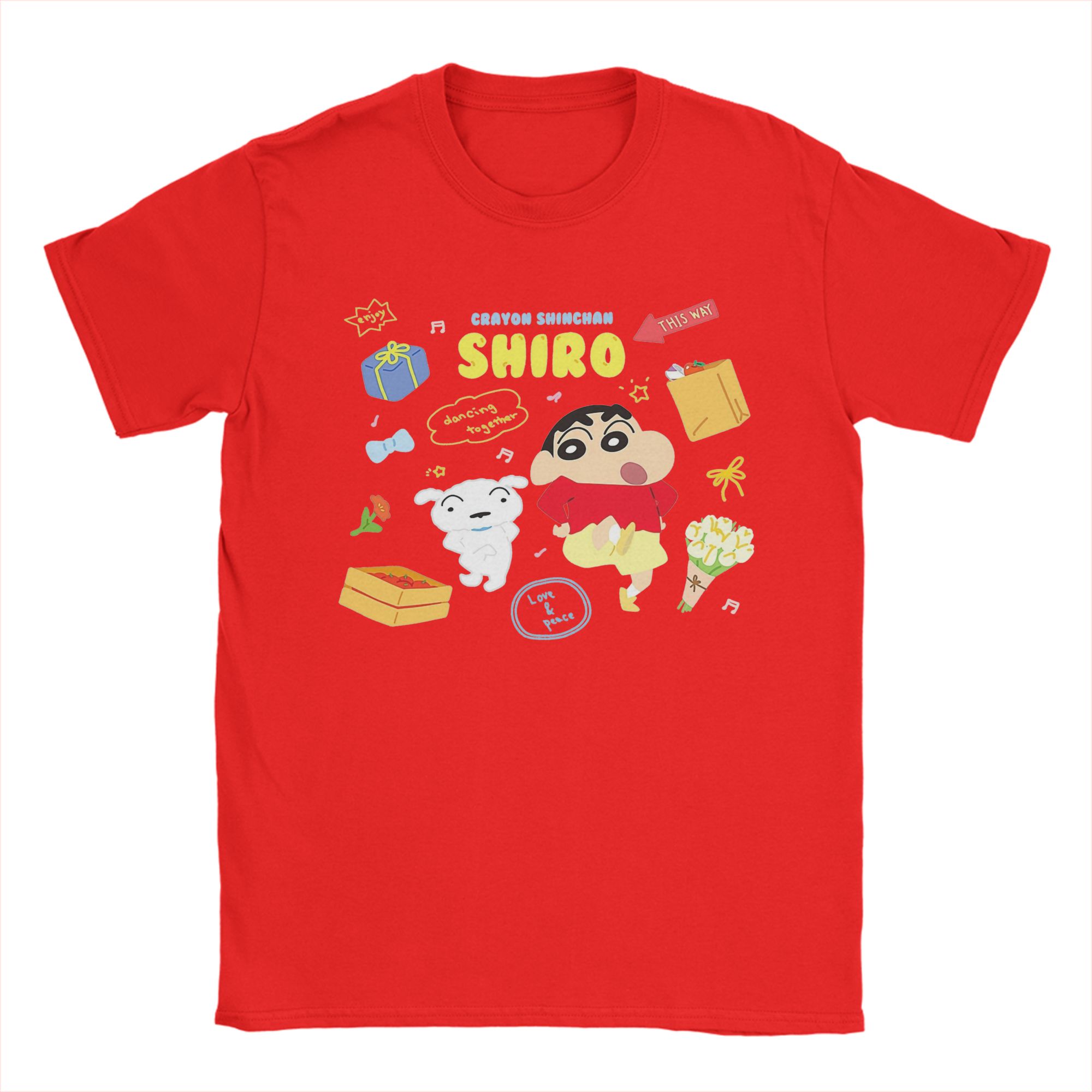 Koszulka Crayon Shin-chan Męsk – Anime Cosplay Ideas Male recenzja i cena